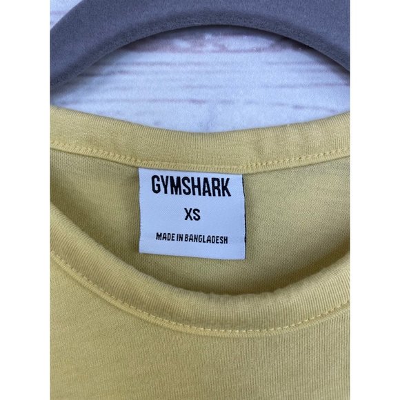 Gymshark Essential Tee Side Tie Yellow XS - Picture 4 of 7